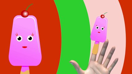 Tracktor Ice Cream Finger Family Rhyme Super Simple Song for Kids