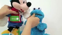 Mickey Mouse Feeds Count N Crunch Cookie Monster Cookies COOKIE MONSTER CHOKES