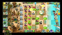 Plants Vs Zombies 2 - Unlocked Bowing Bulbs, Ghost Pepper, Beach World Day 11 - Gameplay