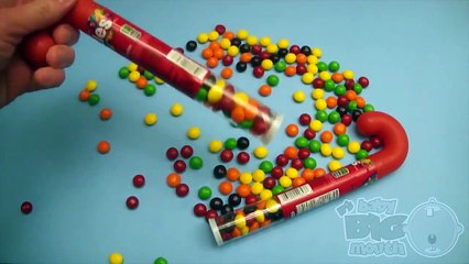 New Learn Colours with Surprise Eggs and a Skittles Rainbow! Part 3