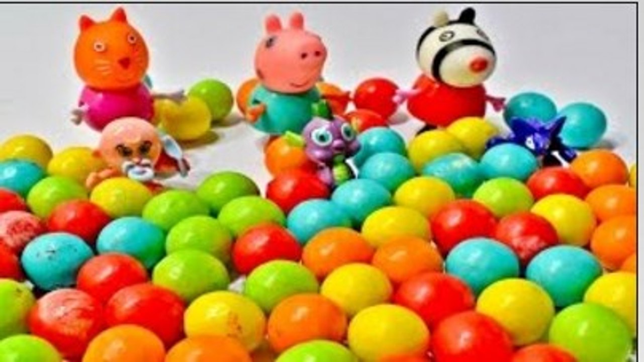 Playdoh surprise Eggs For Peppa Pig -- Toys for kids