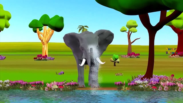 Finger Family Children Nursery Rhymes Elephant Cartoons | Daddy Finger Family Nursery Rhymes