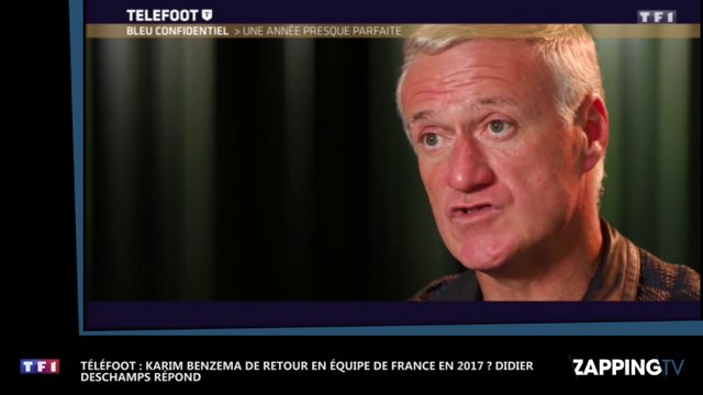Téléfoot : Karim Benzema de retour en équipe de France en 2017 ? Didier Deschamps répond