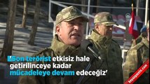 Genelkurmay Başkanı Akar'dan komandolara ziyaret