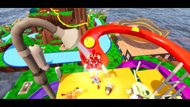 The Avengers Nursery Rhymes With HULK Iron Man & Marvel Spider-Man & Epic Races Cars Kids Songs +2