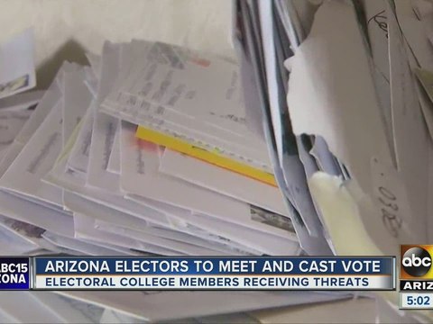 Arizona's Electoral College voters urged not to back Trump on Monday