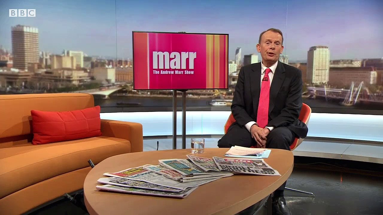 Peter Capaldi interview on "The Andrew Marr Show" - 18/12/16