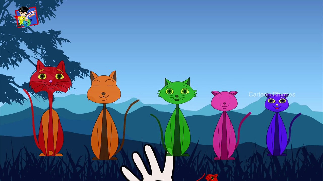 Funny Cats Finger Family | Nursery Rhymes for Children | Cartoon Rhymes