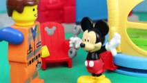 Mickey Mouse Clubhouse Fix N Fun Garage with Minnie Mouse and Duplo Lego Spiderman with Lego Emmet