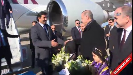 Download Video: Cumhurbaşkanı Erdoğan ve Katar Emiri Al Sani Trabzon'da