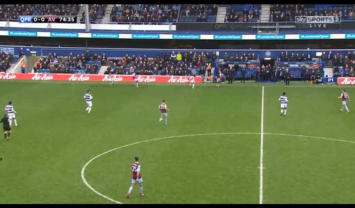 Jonathan Kodjia Goal HD - QPR 0-1 Aston Villa - 18.12.2016