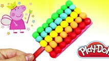 Play Doh Dippin Dots Frozen!- Make Ice Cream Rainbow Wonderful Along Peppa Pig EN Toys