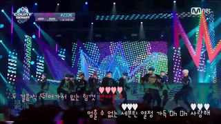 [ SEVENTEEN ] 붐붐 應援字幕 - 161215 Mnet M ! Countdown EP. 503  _ by Shining 17 Carat 