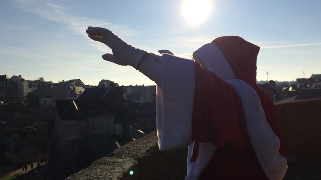 Le Père Noël est arrivé par les remparts !
