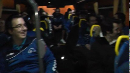 Retour en Bus de Biscarrosse après la victoire au 4ième Tour de Coupe de France Dép. 2016