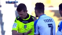 Valerio Verre Red Card - Pescara 0-1 Bologna - 18.12.2016 ITALY: Serie A