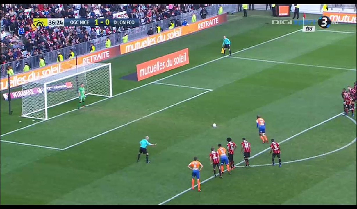 Julio Tavares Goal HD - Nice 2-0 Dijon - 18.12.2016