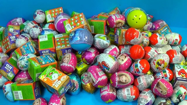 458 surprise eggs!!!MEGA Collection Disney Cars MARVEL SPIDER MAN Hello Kitty SpongeBob