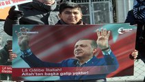 BM binası önünde 'Halep' protestosu