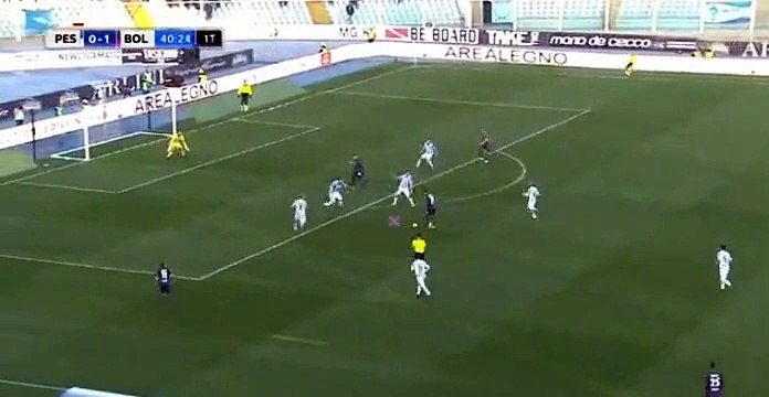 Blerim Džemaili Goal - Pescara 0-2 Bologna 19.12.2016