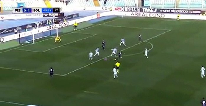 Blerim Džemaili Goal - Pescara 0-2 Bologna 19.12.2016