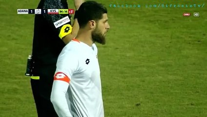 Cem Ozdemir Goal - Adanaspor AS 2-1 Kayserispor 18.12.2016