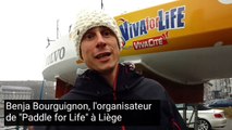 Paddle for Life sur la Meuse à Liège: l'organisateur super-content du résultat