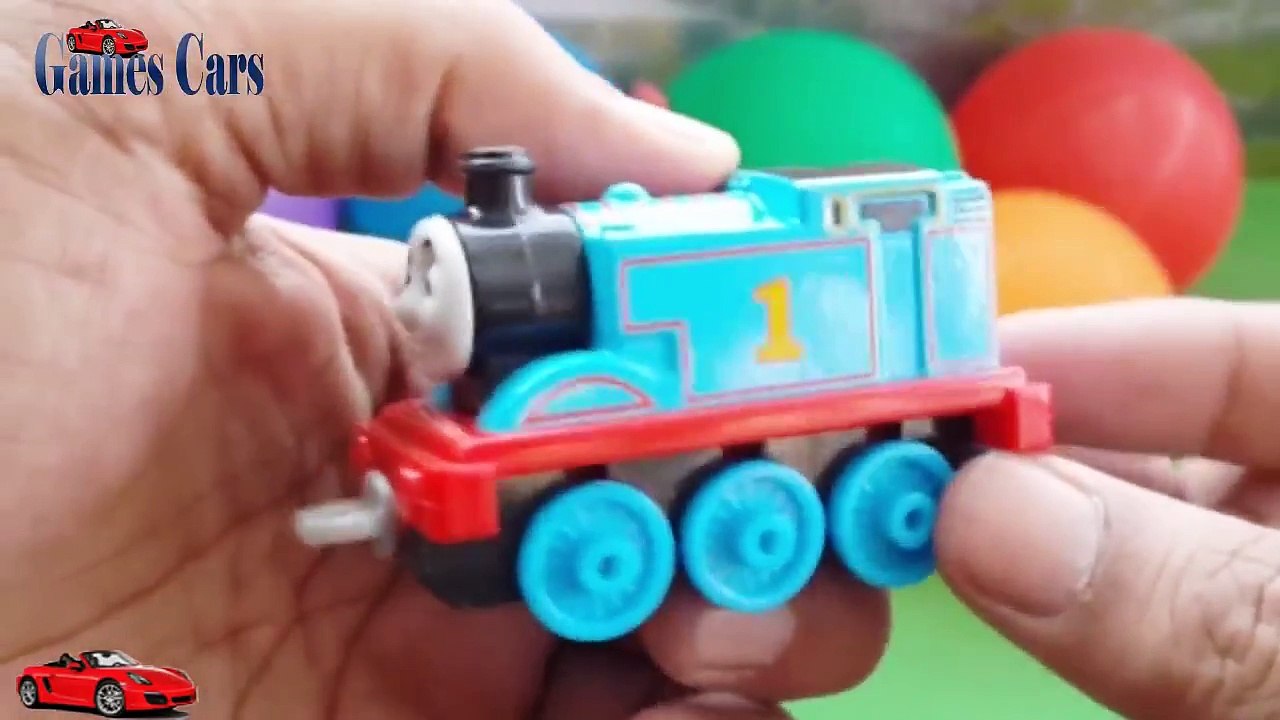 SURPRISE TOYS BALLOON DROP POP CHALLENGE Huge Surprise toys toy videos from disney car toys