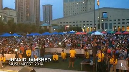 Junaid Jamshaid Calling Azan in Islamic Festival in America