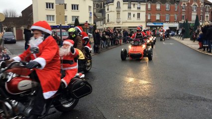 Chauny : les motards se prennent pour le Père Noël