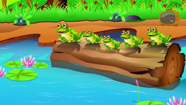 Five Little Speckled Frogs - Childrens Song/Rhymes for Babies, Toddlers & Kids
