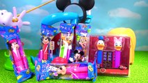 Disney Mickey Mouse Clubhouse Pez Dispensers with Minnie Mouse, Daisy, Donald Duck, Goofy and Pluto