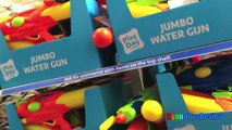 Playtime in the Pool Family Fun Water Gun Fight Kids playing in the water Ryan ToysReview