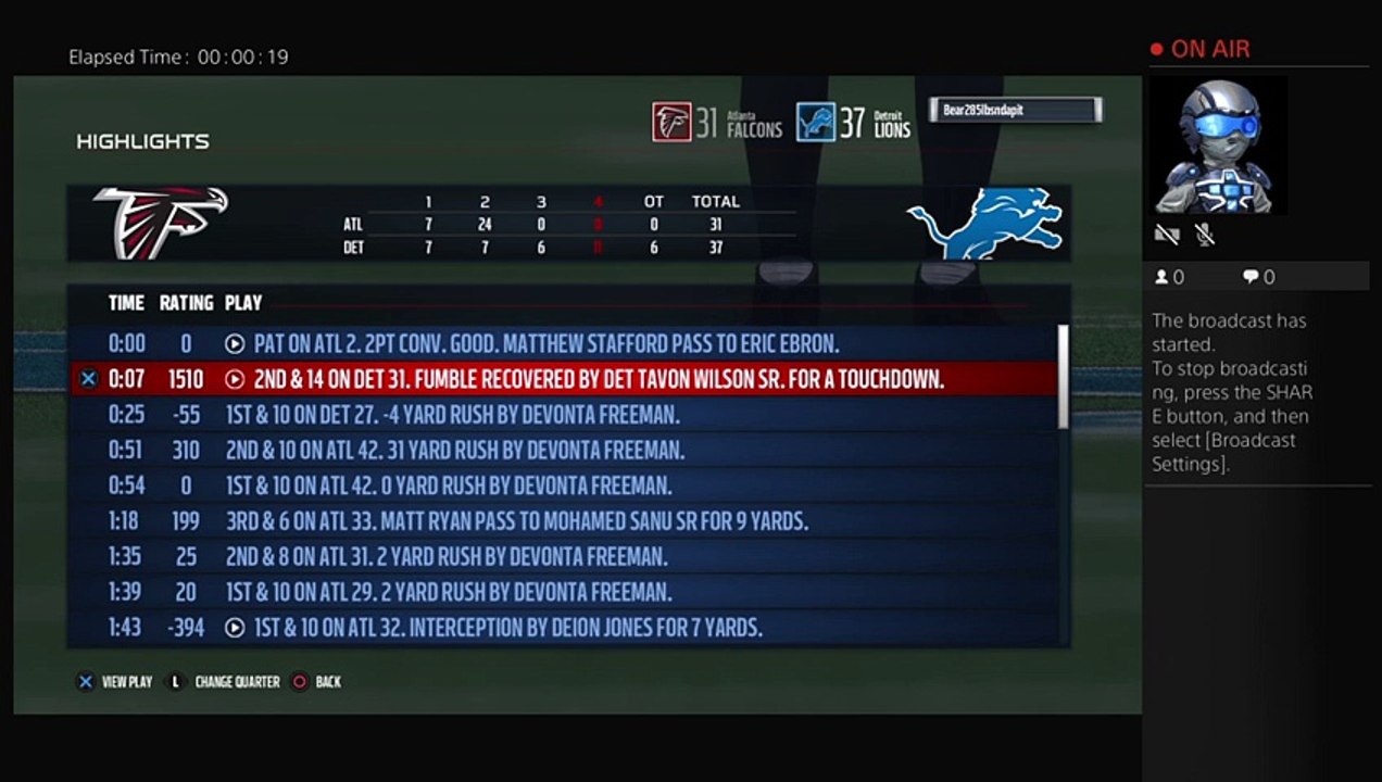 black734aceduece's Live PS4 Broadcast