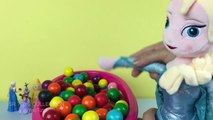 Hide and Seek Surprise Toys in Gumballs Elsa Peppa Pig Mickey Mouse Teletubbies Donald Duck Sofia