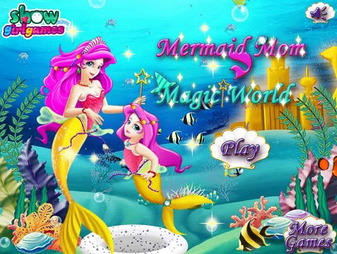 Mermaid Magic World - Mom Teach Little Mermaid Daughter How to Use Magic Spells - Full Video Game