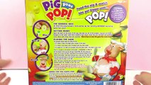 PIG GOES POP! Lustiges Spiel mit fetter Sau! Fressen bis sie platzt! Spiel mit mir Kinderspielzeuge