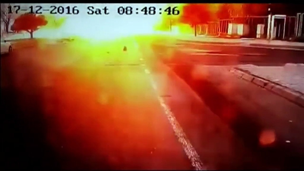 Turquie : l'attentat contre un bus à Kayseri filmé par une caméra de vidéosurveillance
