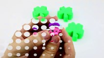 Play-Doh four leaf clover surprises [Peppa Pig, Hello Kitty, Shopkins, Minecraft]