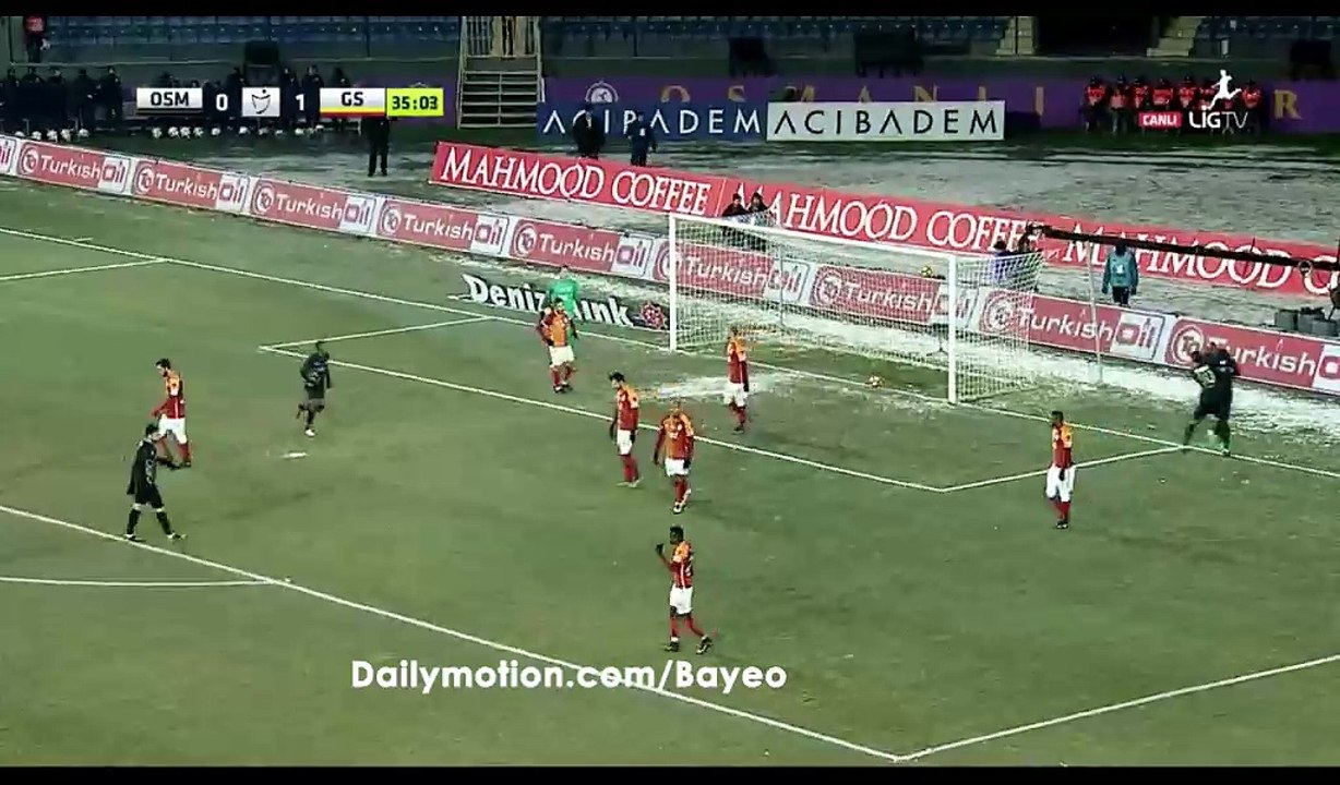 Pierre Webo Goal HD - Osmanlispor 1-1 Galatasaray - 18.12.2016