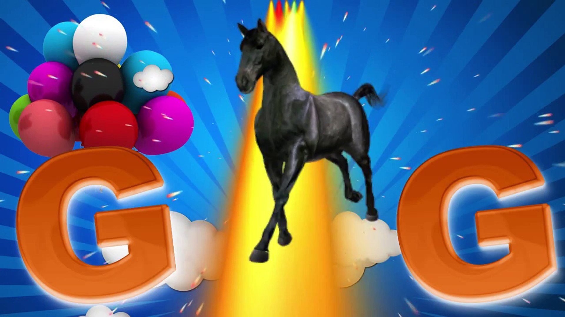 ⁣abc song for toddlers Horse