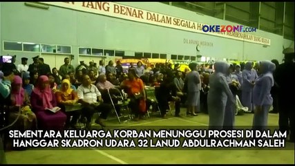 Jenazah Korban Hercules Tiba di Lanud Abdulrachman Saleh