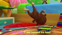 Five Little Monkeys Jumping on the Bed (3D) | Nursery Rhymes & Kids Songs - ABCkidTV