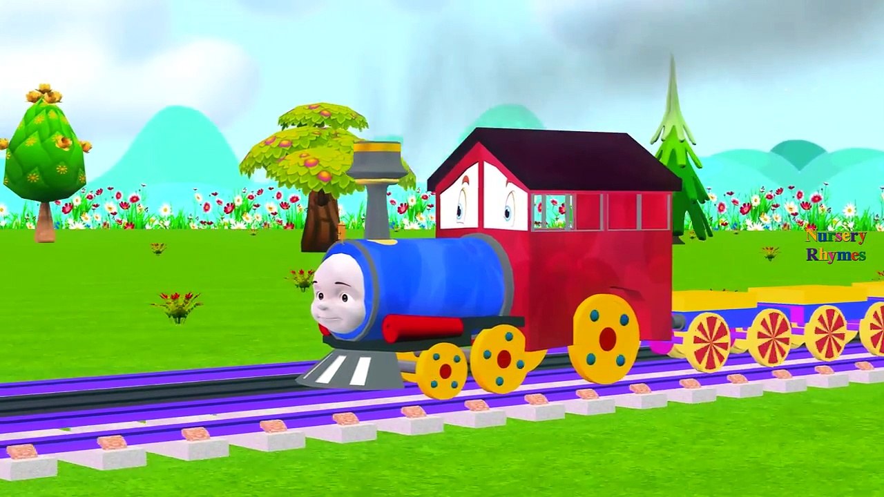 Dinosaurs Train for Children Video | Learning Wild Animals Names & Sounds | Finger Family Songs