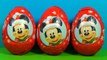 Disney MICKEY MOUSE surprise eggs Unboxing 3 Christmas eggs surpirse Disney Mickey Mouse Minnie 1