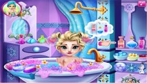 ♥♥ Elsa Baby Bath ♥♥♥ Disney Princess Elsa Baby Bath ♥♥ Frozen Game for Girls
