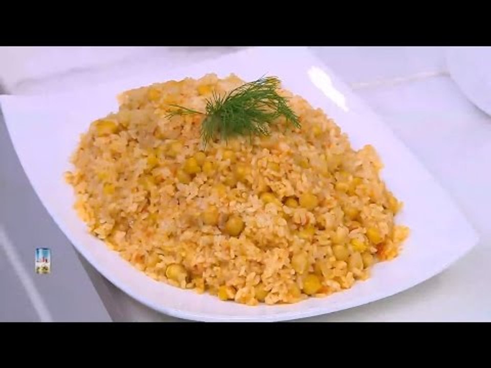 أرز بالحمص والطماطم  | نجلاء الشرشابي