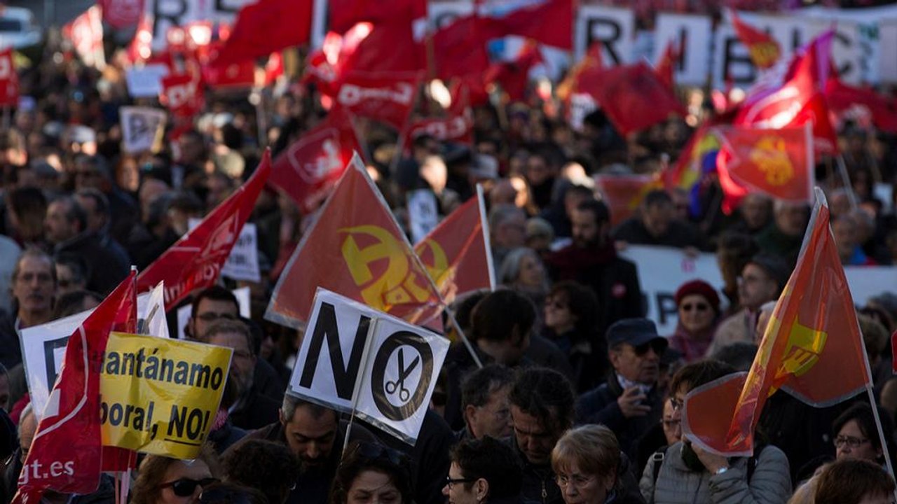 Spain: Anti-austerity protest attracts thousands