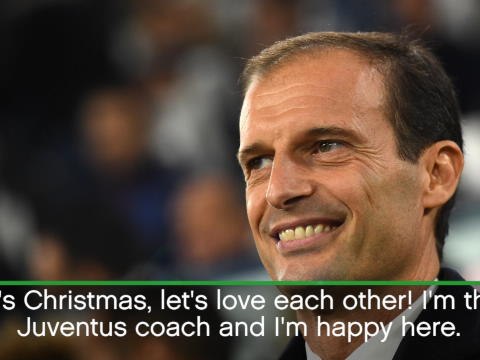 FOOTBALL: Serie A: Juventus post match reaction (Allegri)