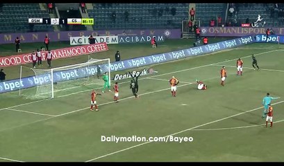Pierre Webo Goal HD - Osmanlispor 2-1 Galatasaray - 18.12.2016